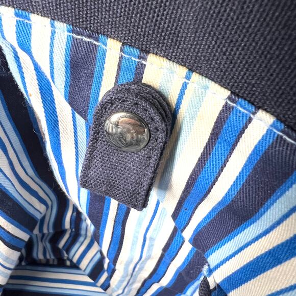 Vera Bradley Seaside Miller Grand Tote Blue Paisley Double Handle - Picture 8 of 14